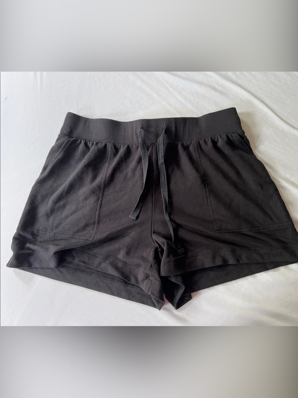 Women's Lou & Grey Black Pull-On Shorts with Drawstring Waist